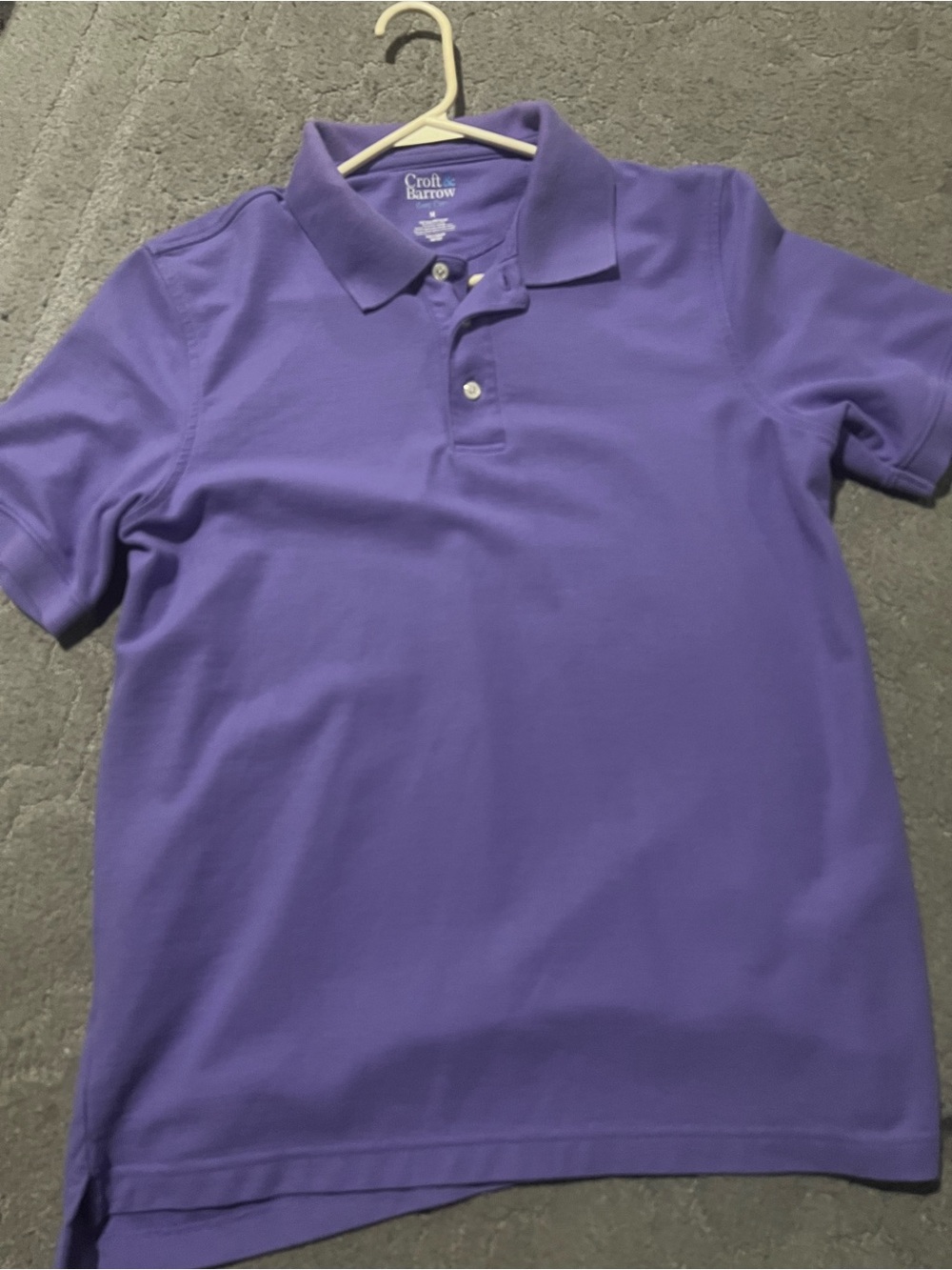 & Other Stories Purple Polo Shirt